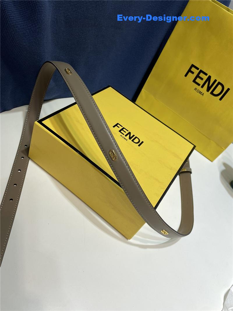 F**di narrow belt with loops