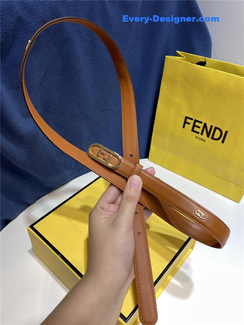 F**di narrow belt with loops