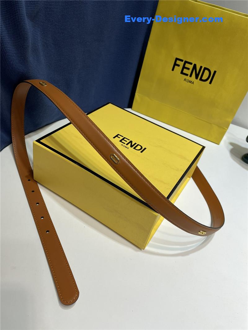 F**di narrow belt with loops