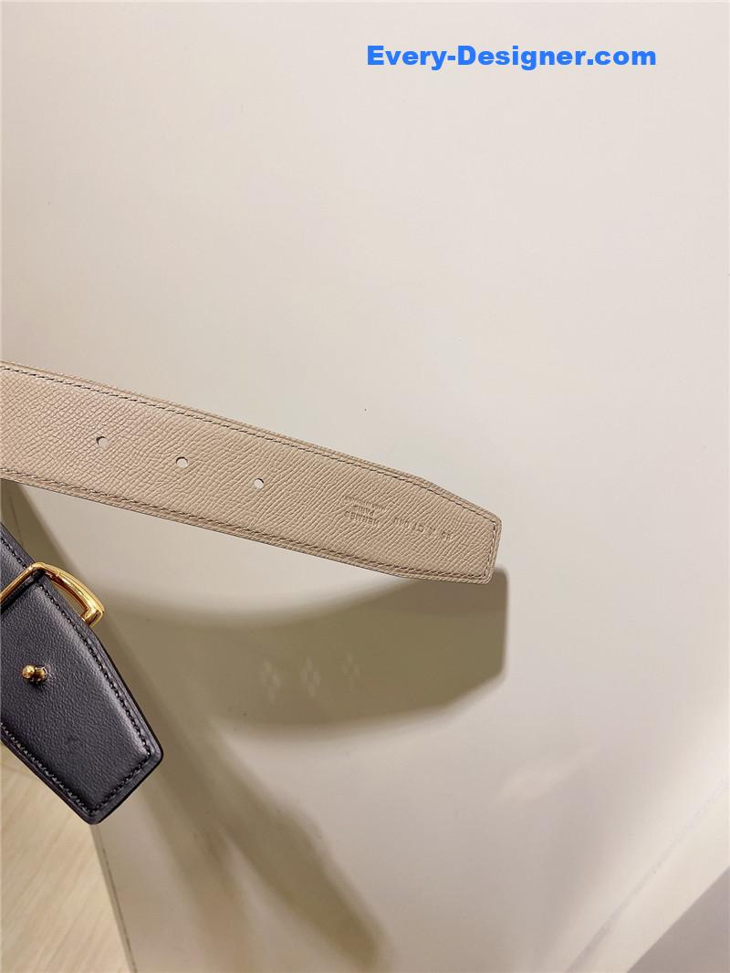 H**me5 palladium-plated metal buckle belt