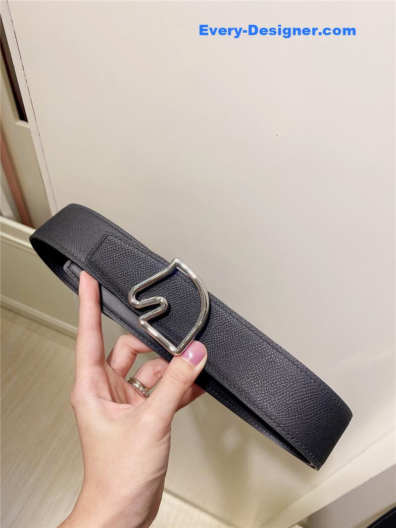 H**me5 palladium-plated metal buckle belt