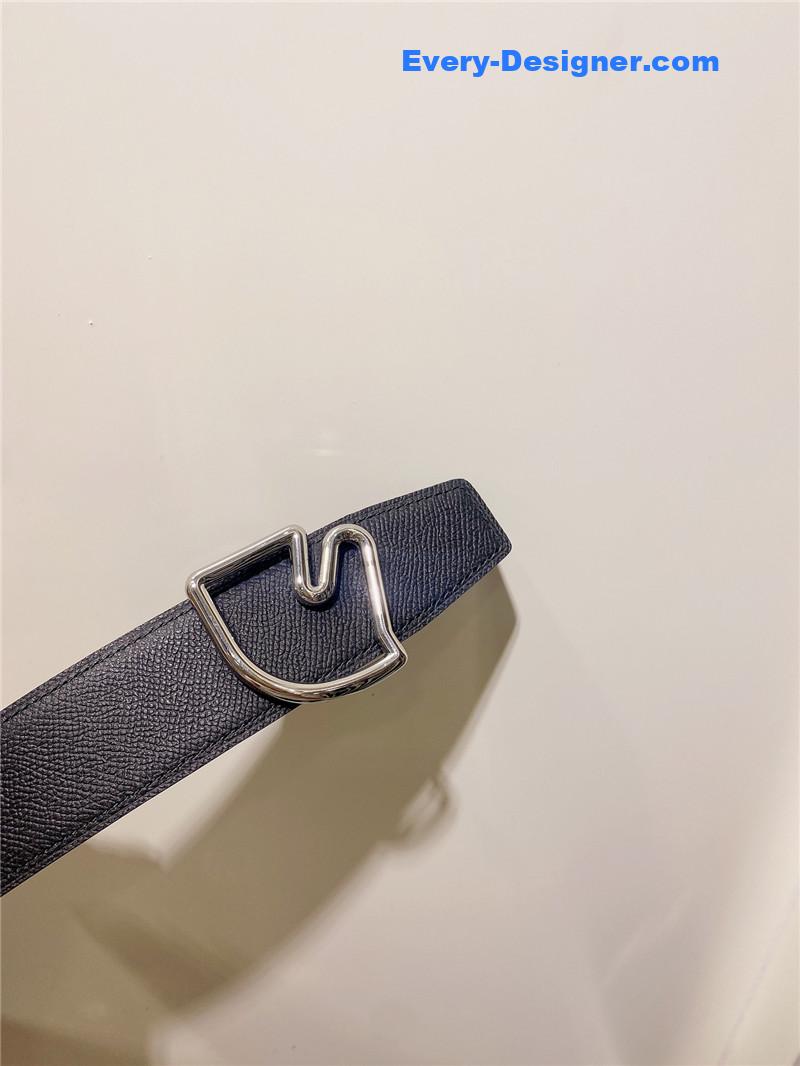 H**me5 palladium-plated metal buckle belt