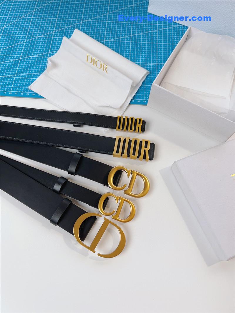 D10r D10rquake black calfskin leather belt