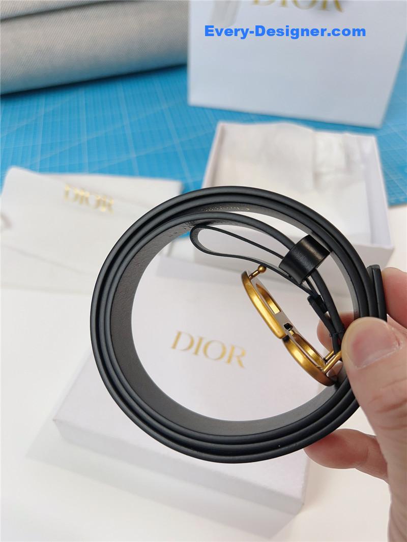 D10r black smooth calfskin c’est belt