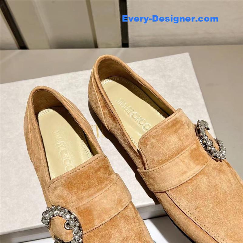 J1m*y Ch00 deanna low heel loafers