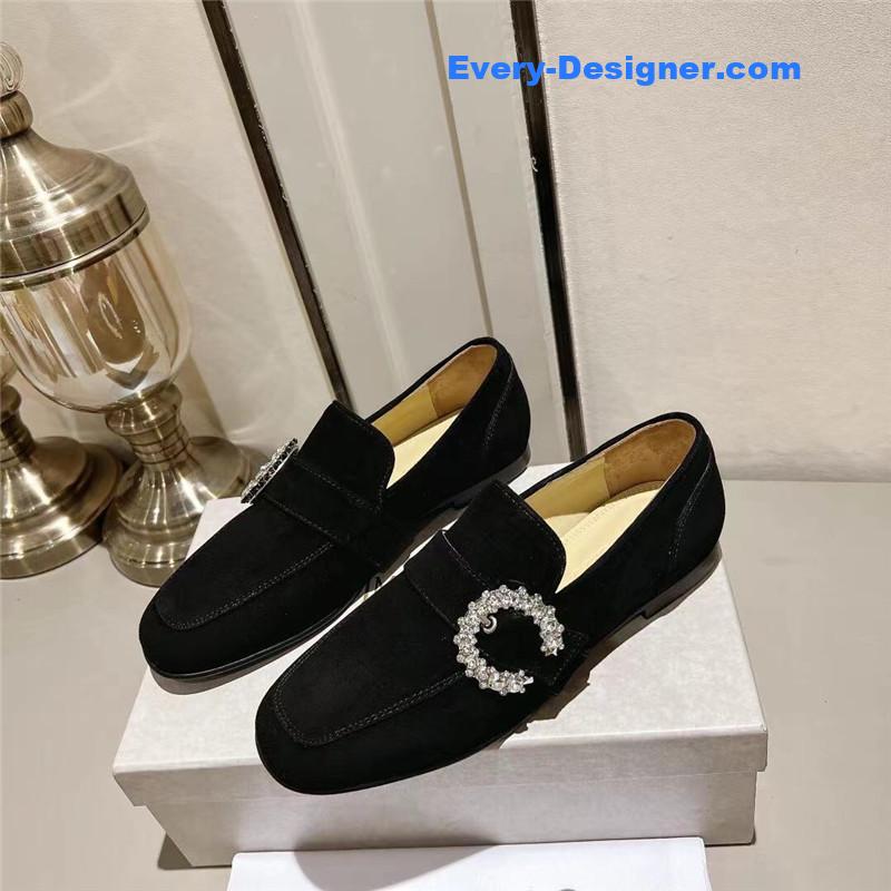 J1m*y Ch00 deanna low heel loafers
