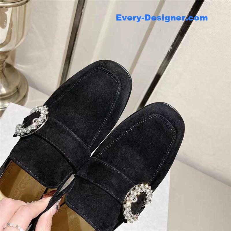 J1m*y Ch00 deanna low heel loafers