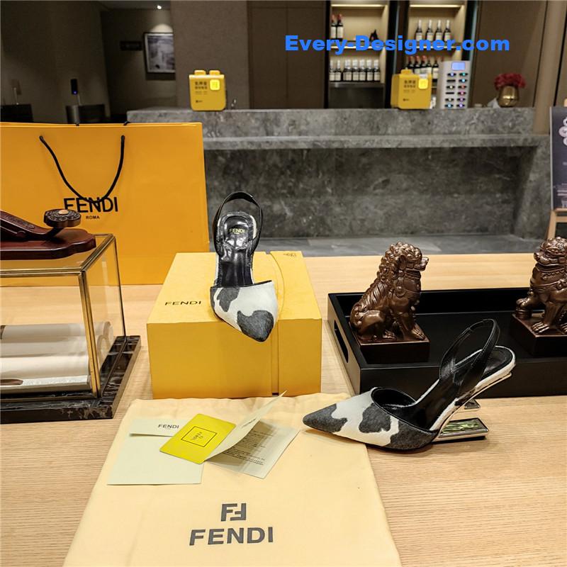 F**di strappy toe high heel sandals