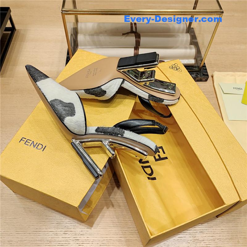 F**di strappy toe high heel sandals