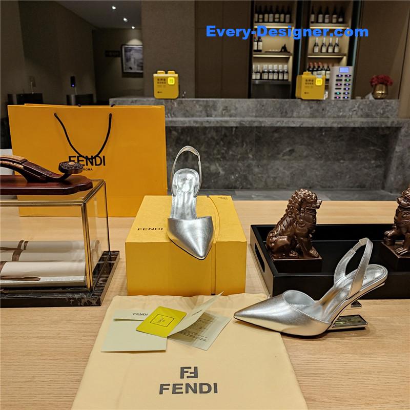 F**di strappy toe high heel sandals