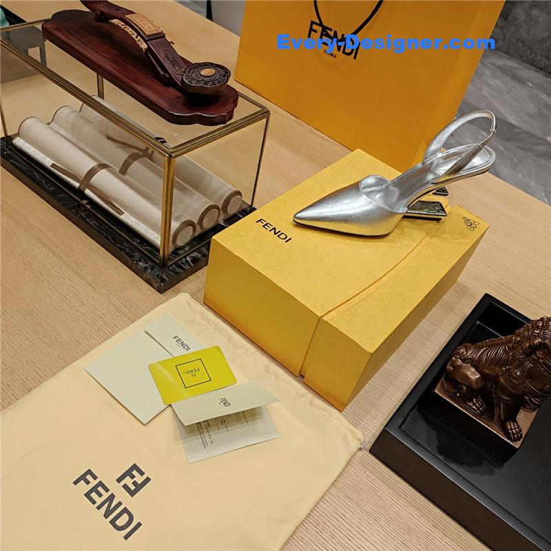 F**di strappy toe high heel sandals