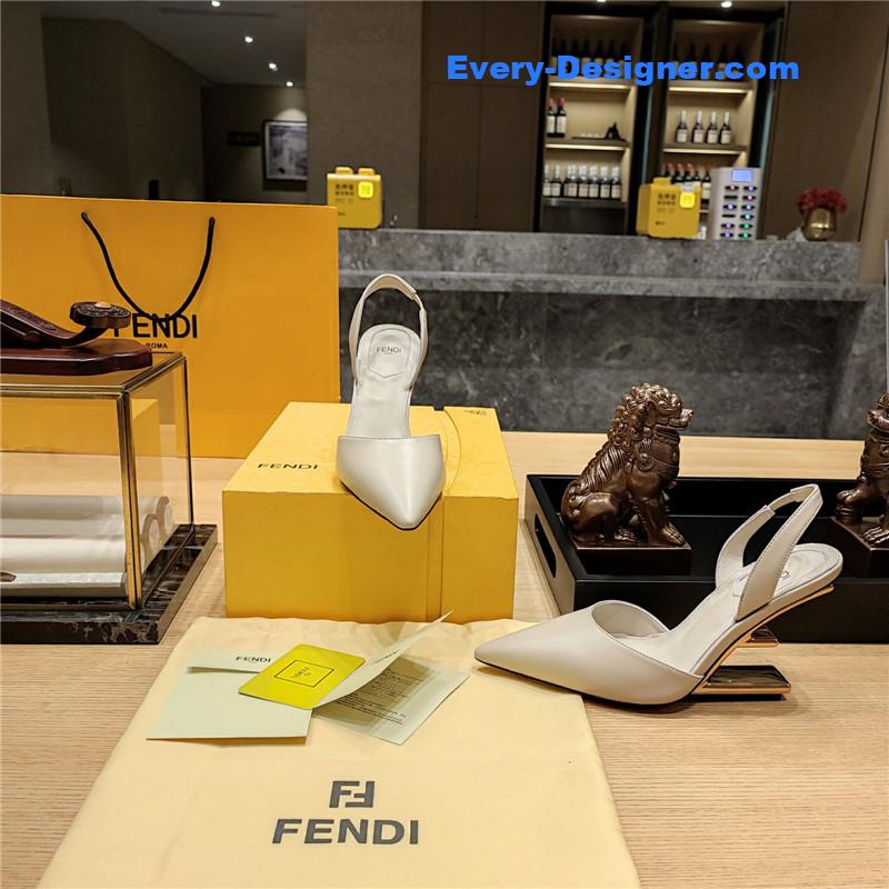 F**di strappy toe high heel sandals