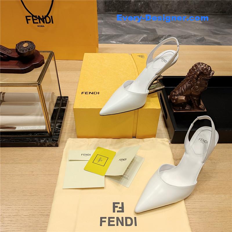 F**di strappy toe high heel sandals
