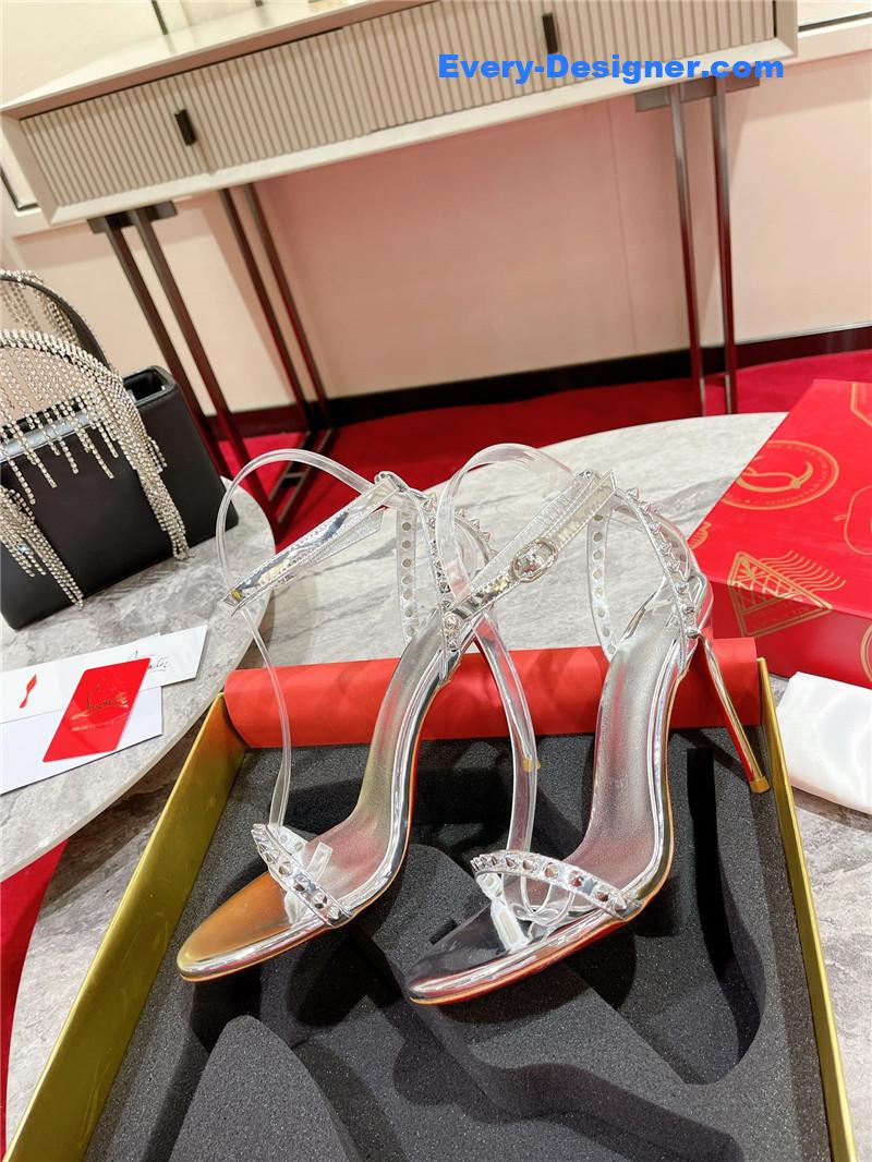Chr1st1an louboutin spike strap sandals