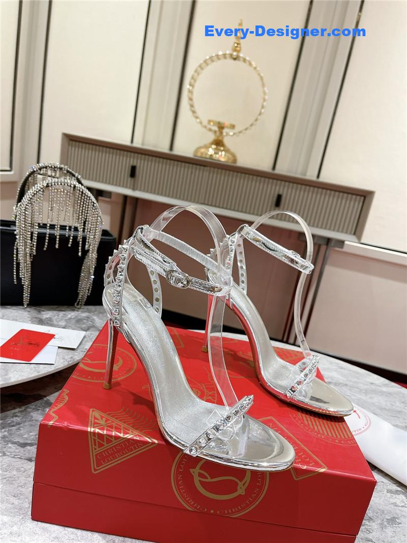Chr1st1an louboutin spike strap sandals