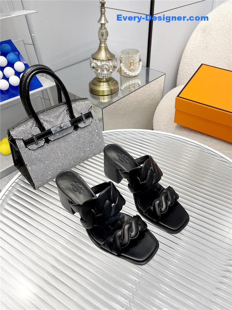 H**me5 pig nose high heel sandals
