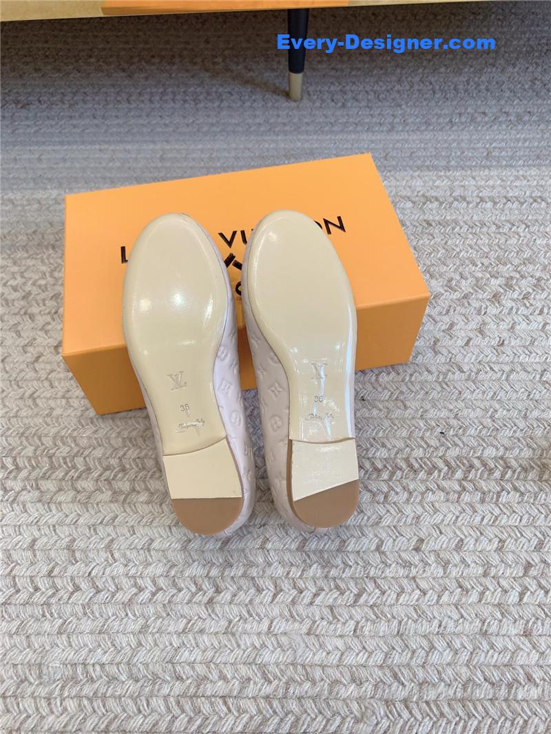 l0vis Vvtt0n lv nina flat bottom bowknot shoes