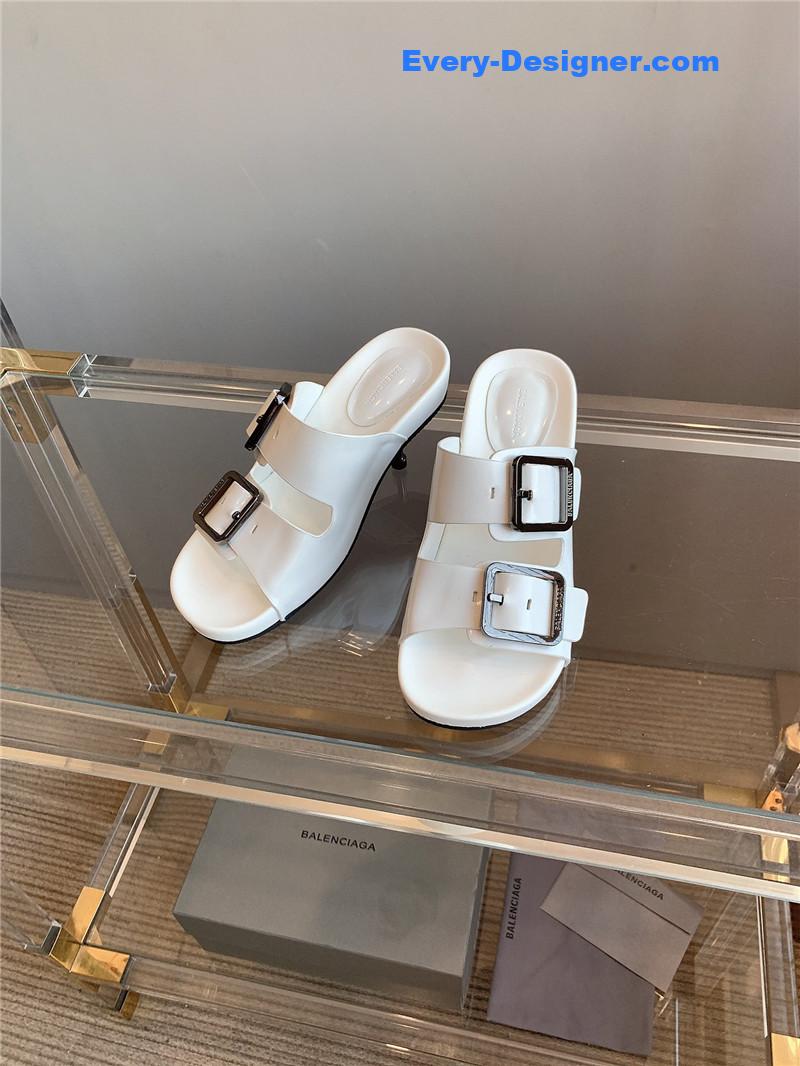 Ba1en*iaga new high-heeled slippers