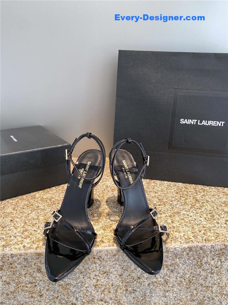 Y51 new rhinestone buckle high-heeled sandals