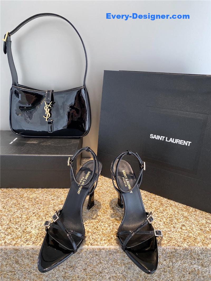 Y51 new rhinestone buckle high-heeled sandals