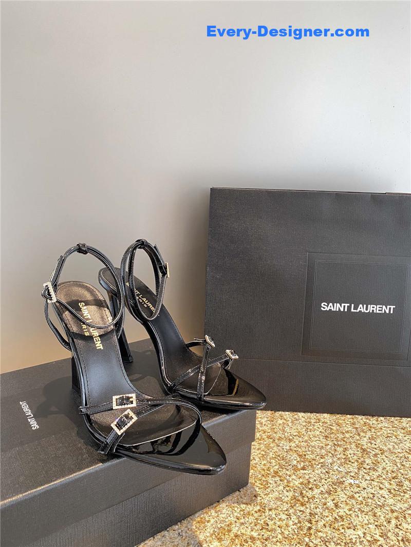 Y51 new rhinestone buckle high-heeled sandals