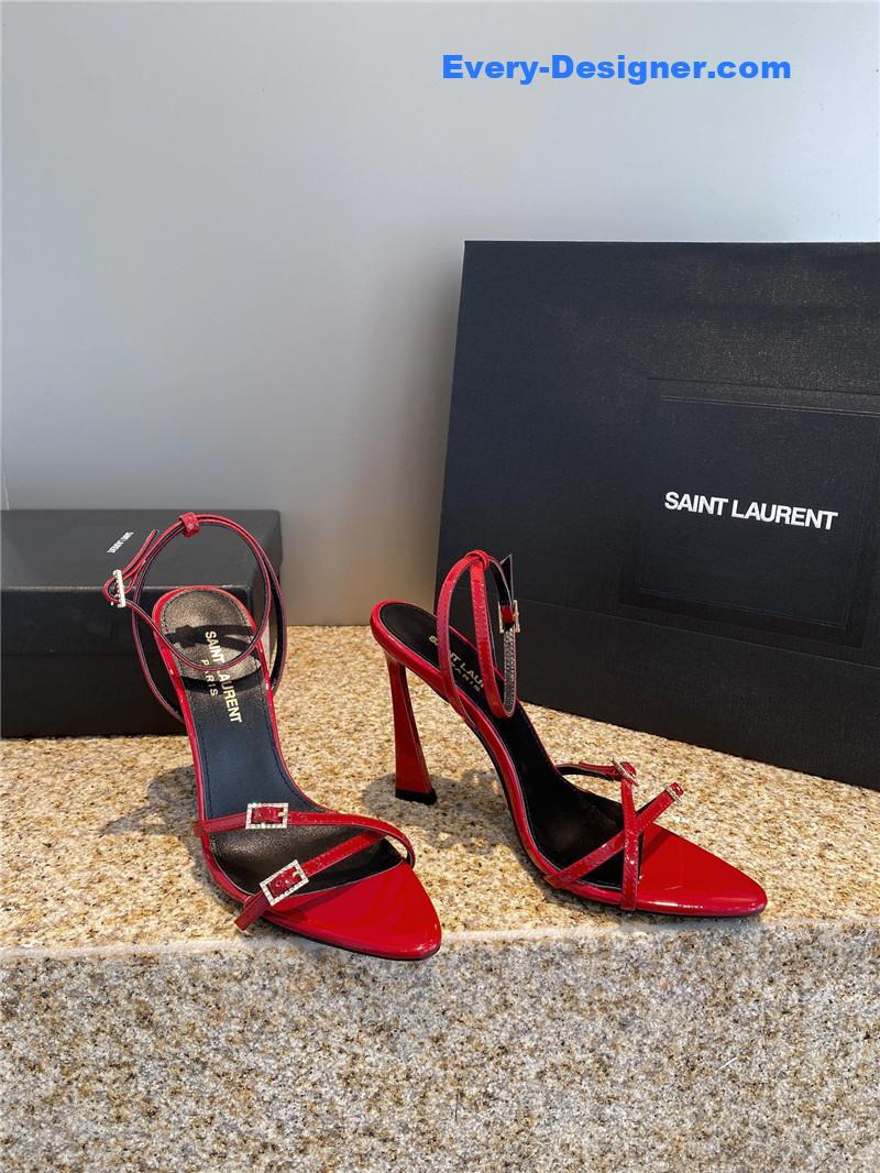 Y51 new rhinestone buckle high-heeled sandals