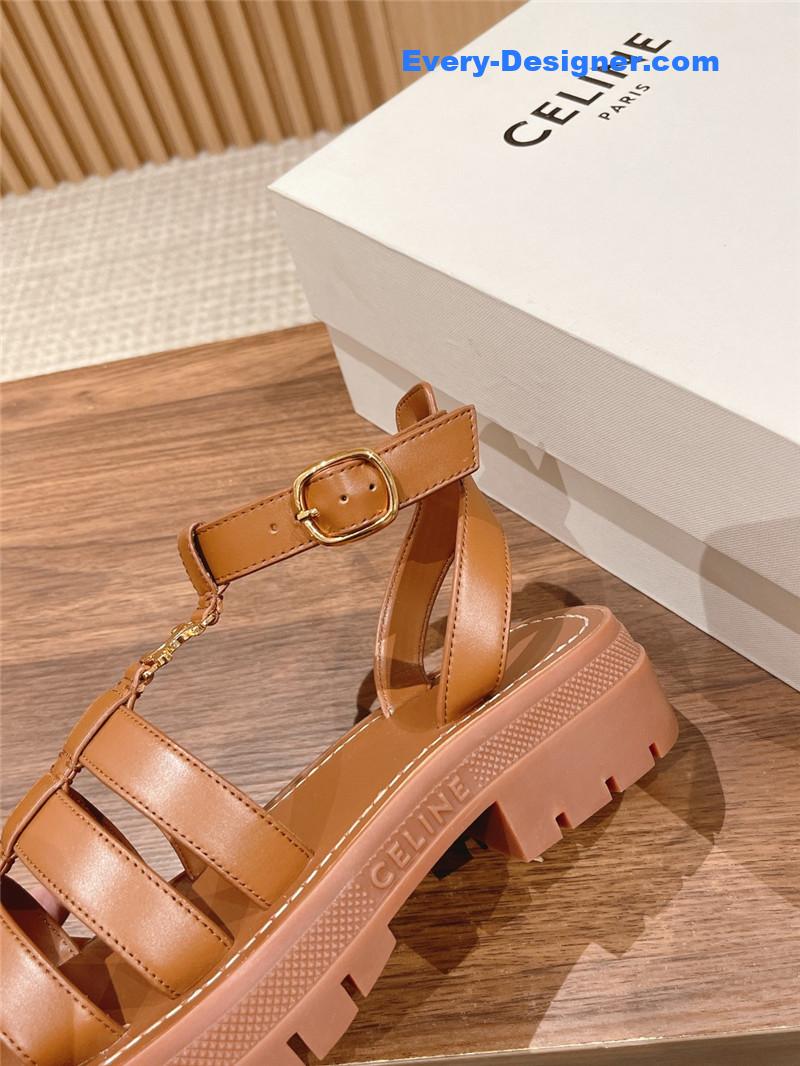 Ce1i*e arc de triomphe vintage roman platform sandals