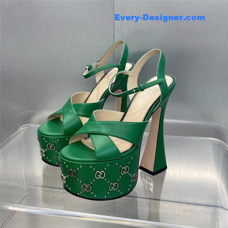 Gvc*1 new high-heeled round toe candy-colored women’s shoes