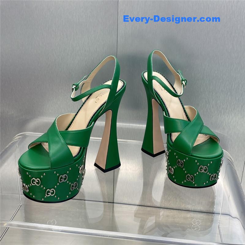 Gvc*1 new high-heeled round toe candy-colored women’s shoes