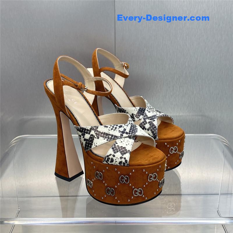 Gvc*1 new high-heeled round toe candy-colored women’s shoes