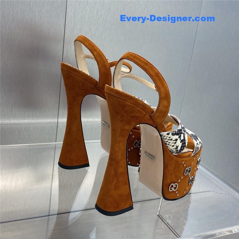 Gvc*1 new high-heeled round toe candy-colored women’s shoes
