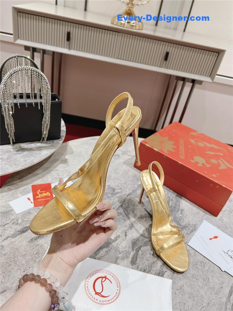Chr1st1an louboutin s sandals with light panels