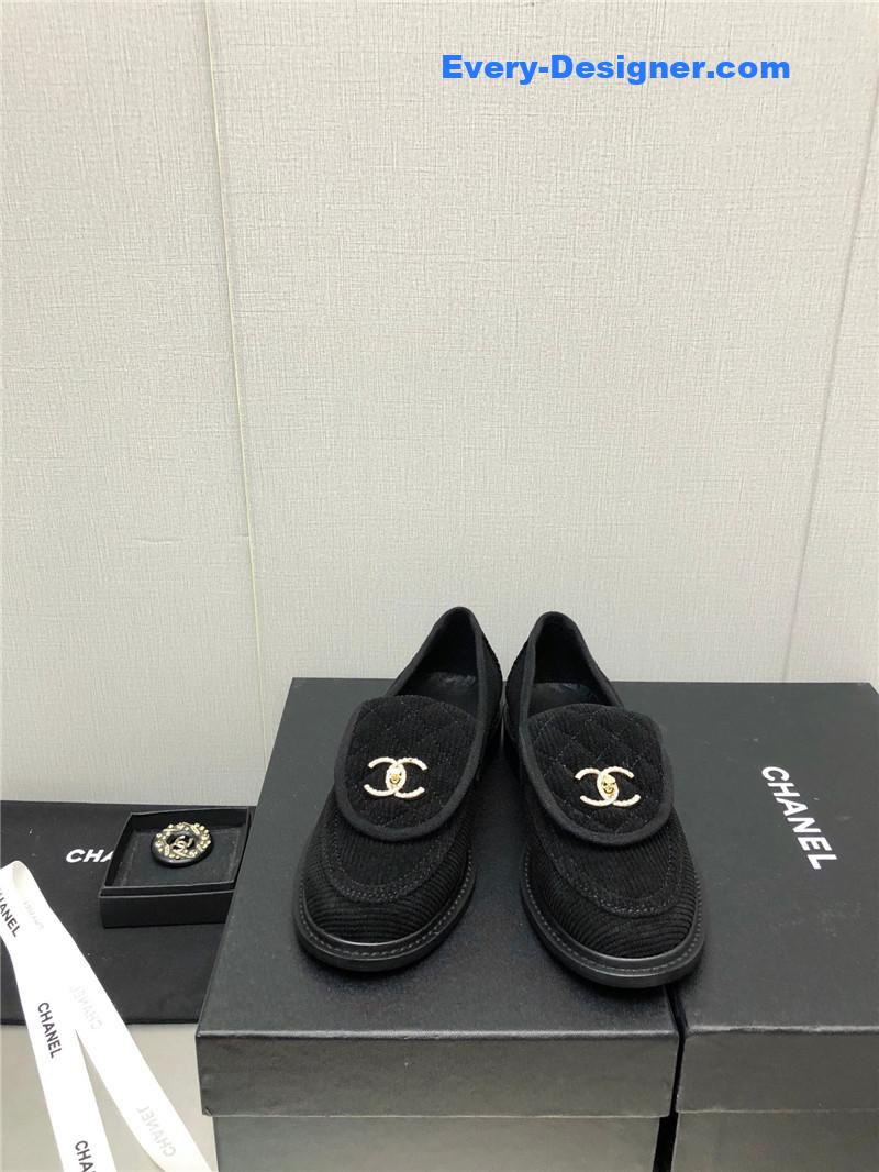 CC ankle Velcro logo color block shoes