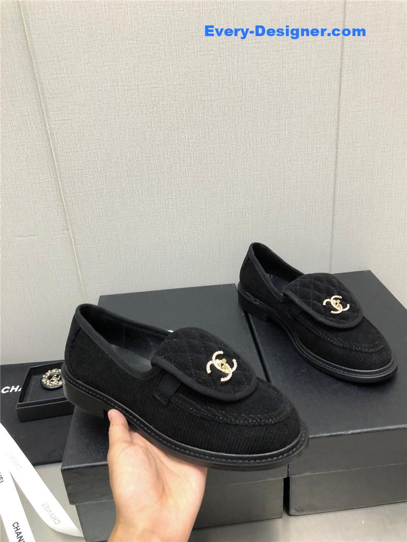 CC ankle Velcro logo color block shoes