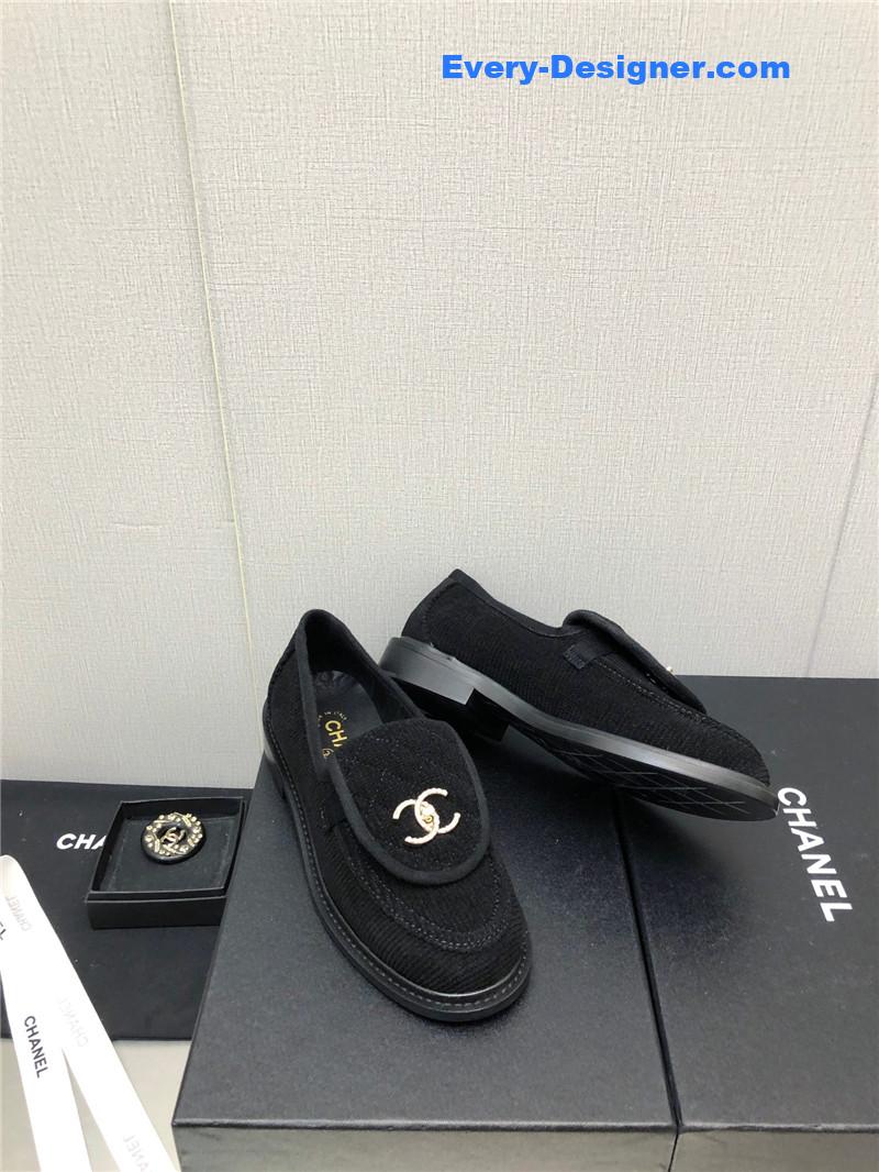 CC ankle Velcro logo color block shoes