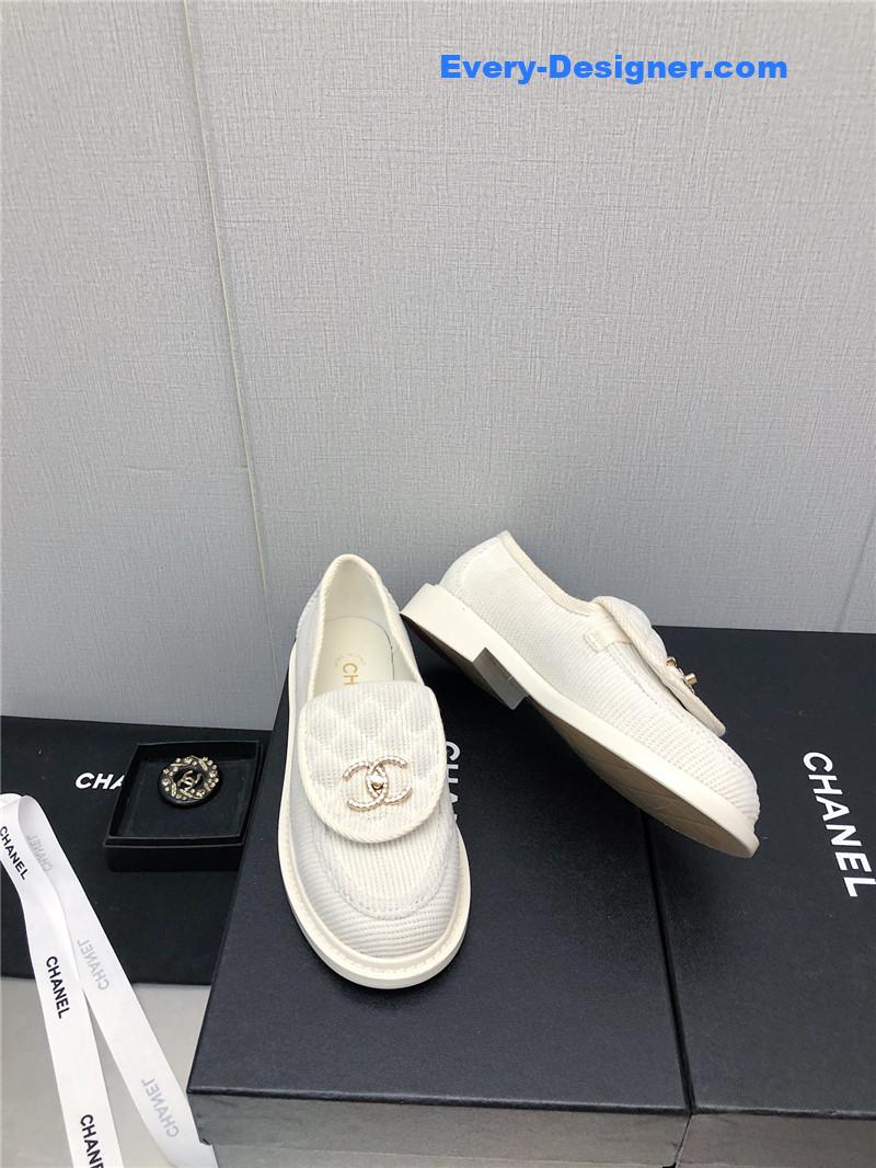 CC ankle Velcro logo color block shoes