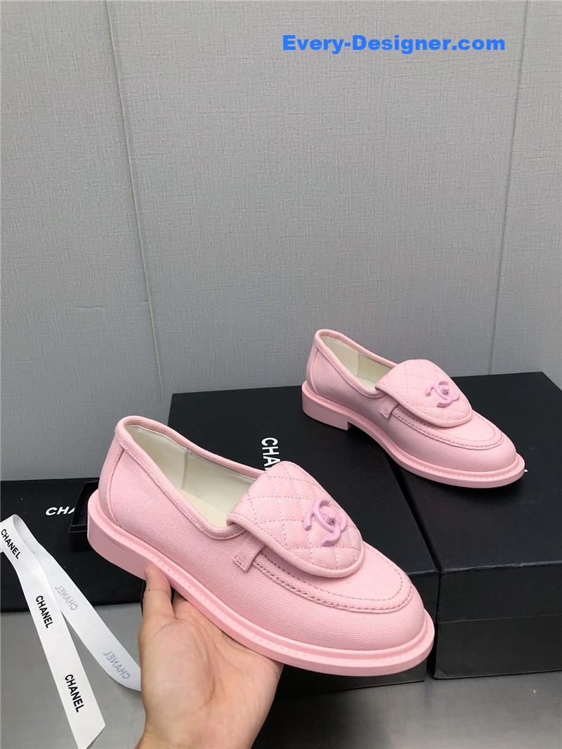 CC ankle Velcro logo color block shoes