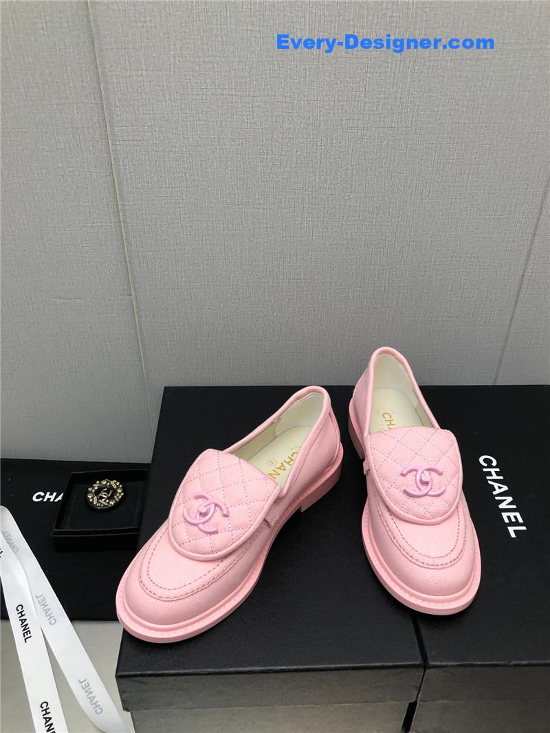 CC ankle Velcro logo color block shoes