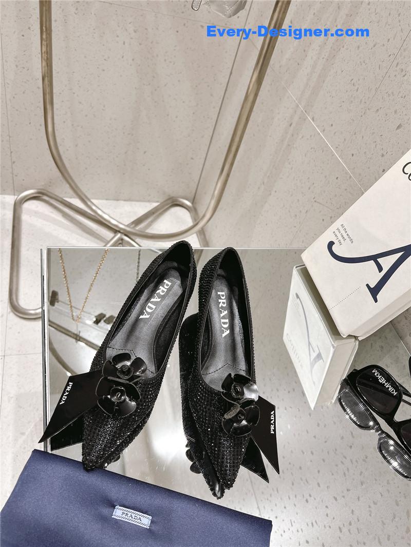 pra*a full D1am0nd shoes