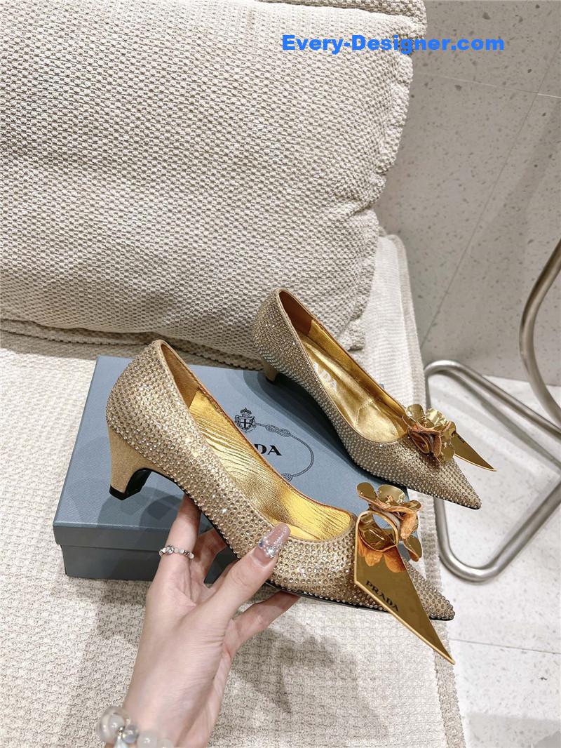 pra*a full D1am0nd shoes