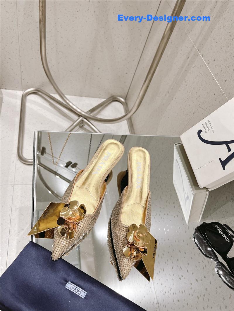 pra*a full D1am0nd sandals