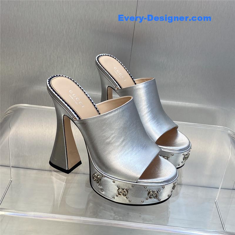 Gvc*1 high heel round toe candy color women’s shoes