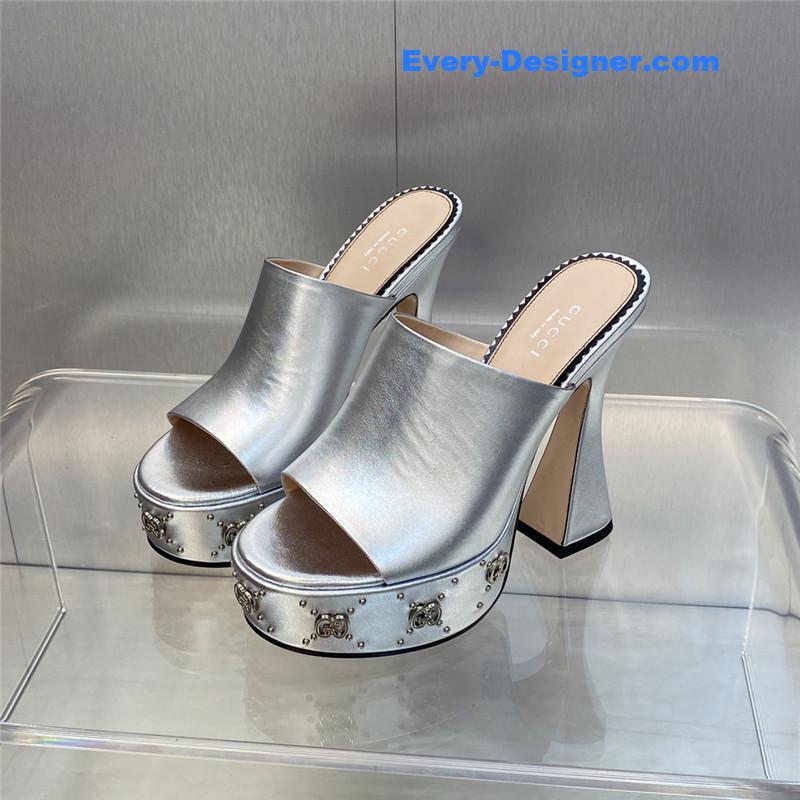 Gvc*1 high heel round toe candy color women’s shoes