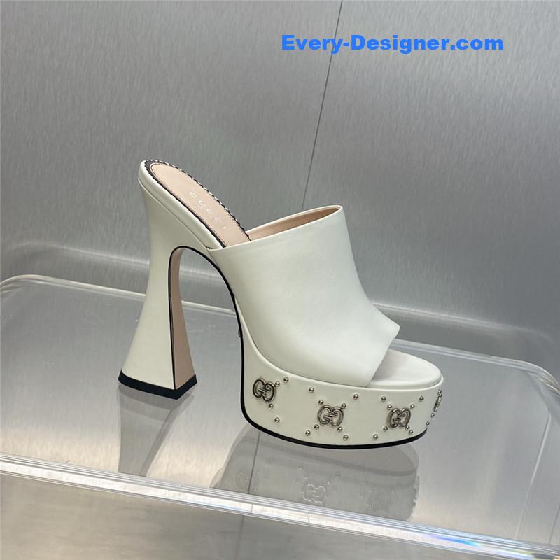 Gvc*1 high heel round toe candy color women’s shoes