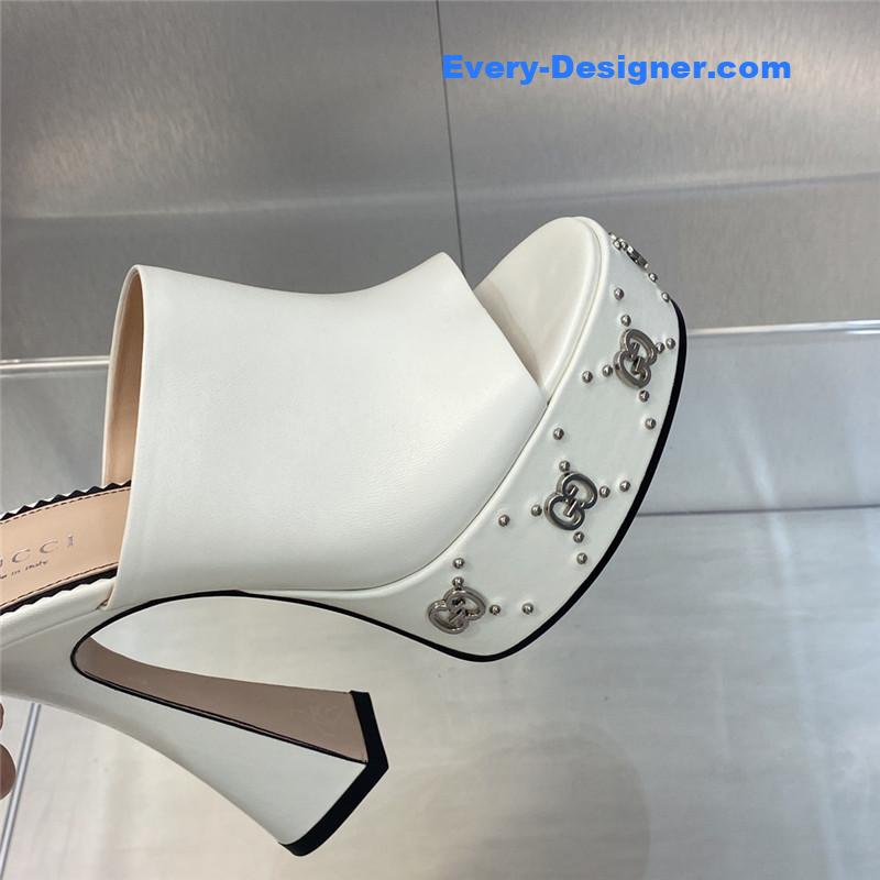 Gvc*1 high heel round toe candy color women’s shoes