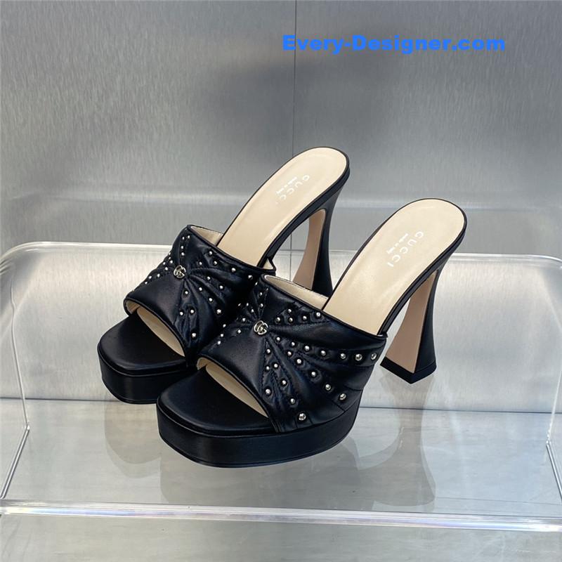 Gvc*1 high heel round toe candy color women’s shoes
