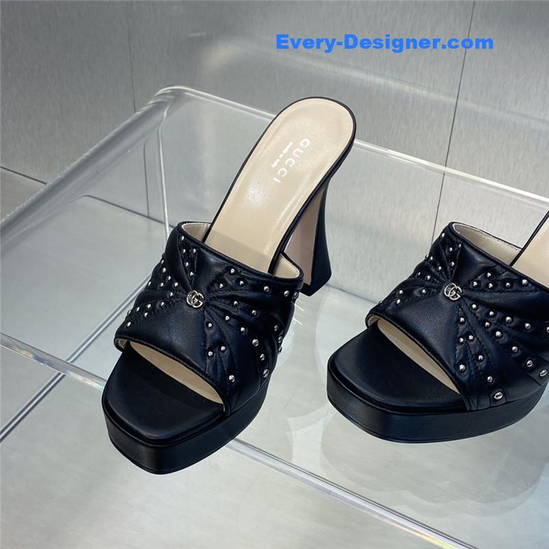 Gvc*1 high heel round toe candy color women’s shoes