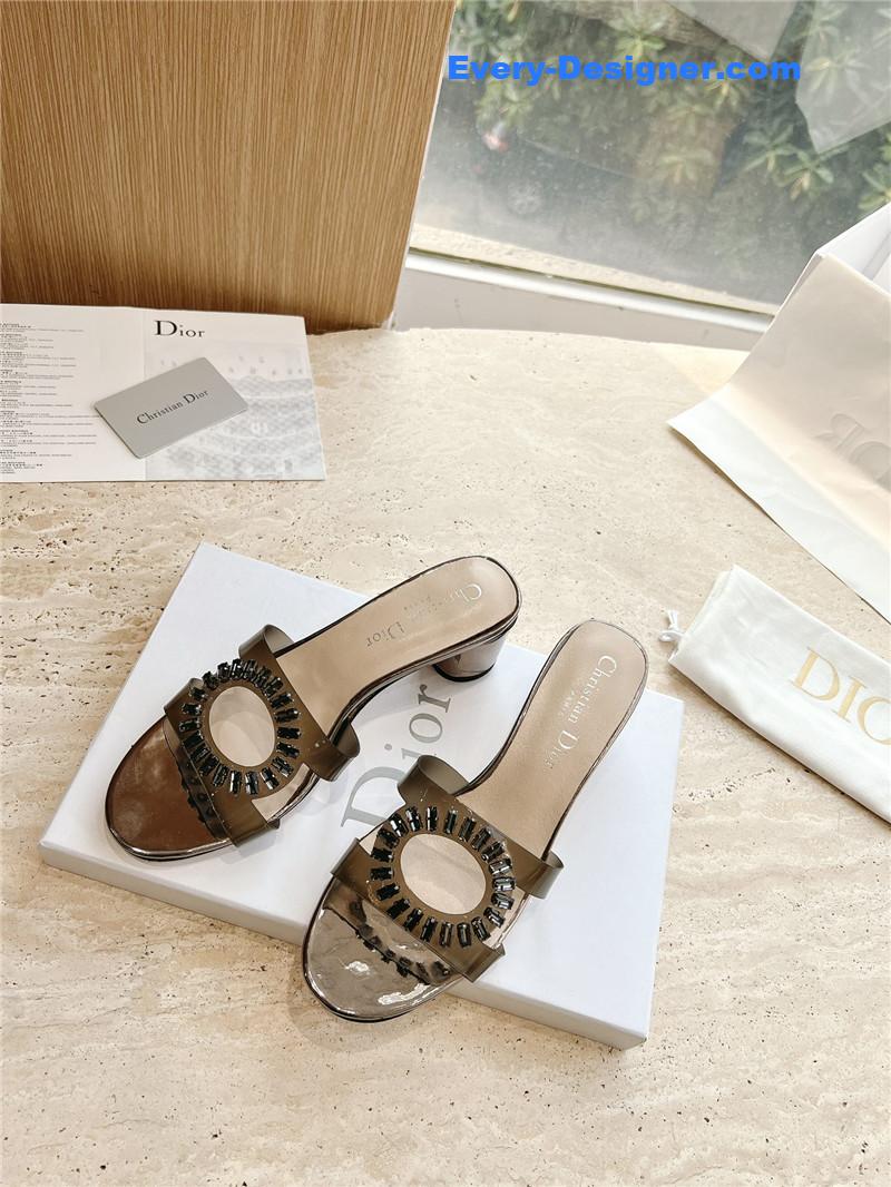 D10r summer new rhinestone sandals and slippers