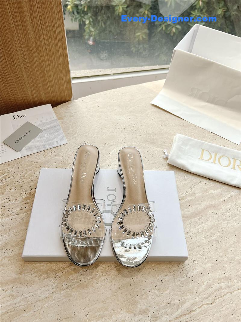 D10r summer new rhinestone sandals and slippers