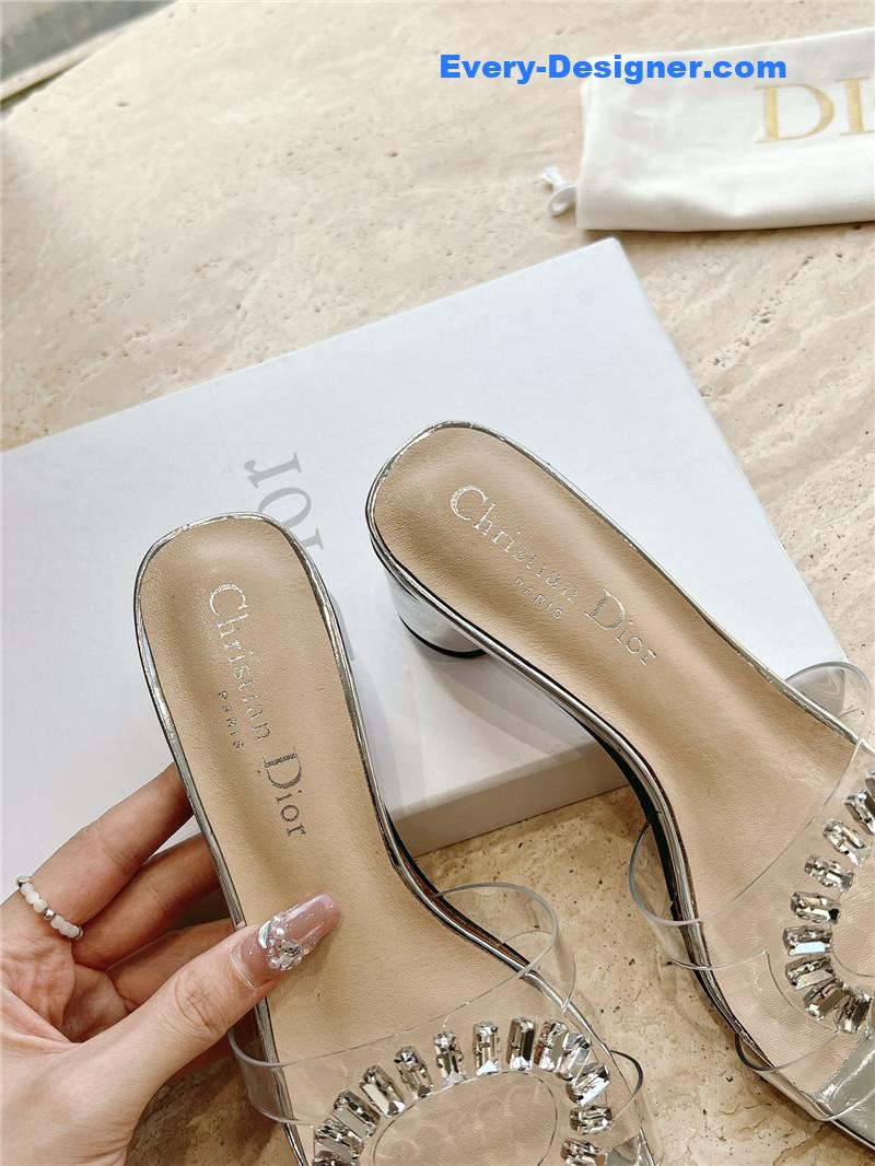 D10r summer new rhinestone sandals and slippers